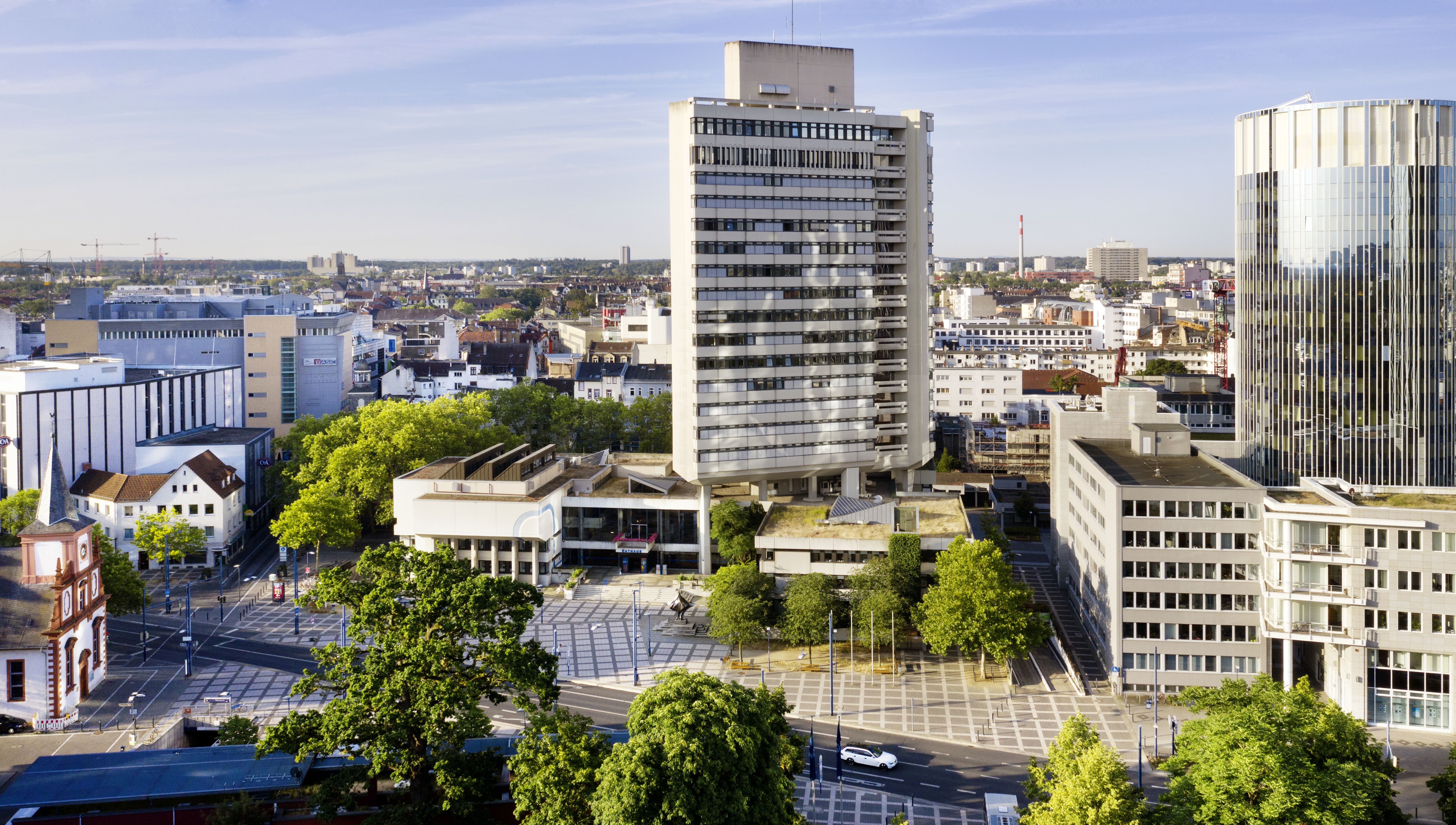 Bild: Luftbild Rathaus 2019
